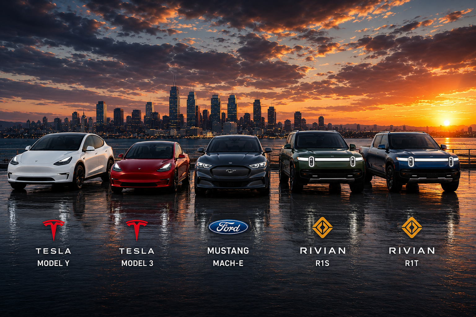 Popular electric vehicles featured on ShoppingVehicles.com